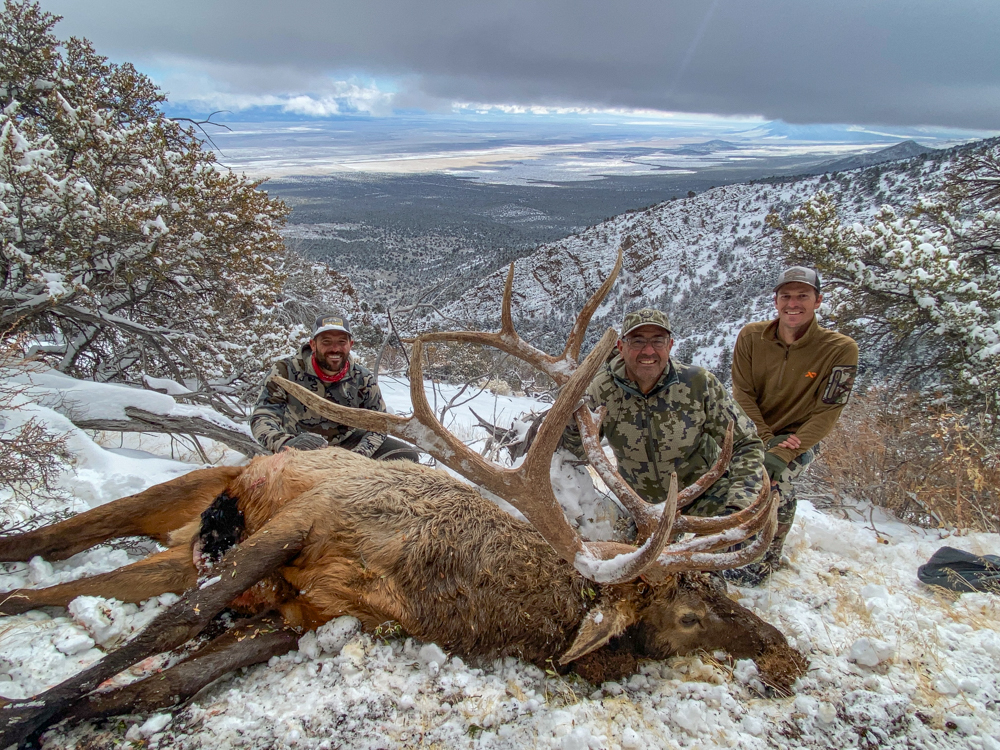 nevada guided rifle bull elk hunts deep creek outfitters